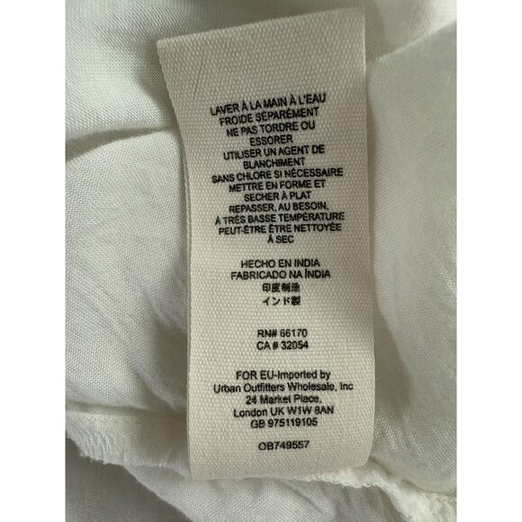 Free People Women's Counting Daisies Embroidered Mini Dress Size S *Stains* - Picture 7 of 12